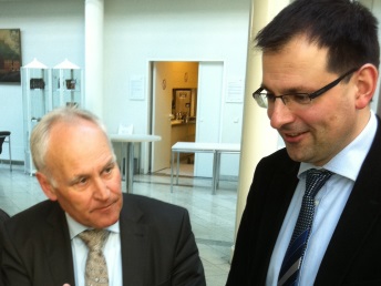 Erwin Huber und Martin Schffel bei der Stimmkreiskonferenz in Kulmbach
