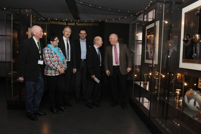 Museumsdirektor Wilhelm Siemen, Kuratorin Petra Werner, Landrat Dr. Karl Dhler, MdL Martin Schffel, Helmut Drexler, MdL Peter Winter